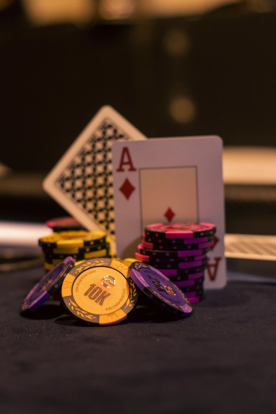 Premium clay casino chips