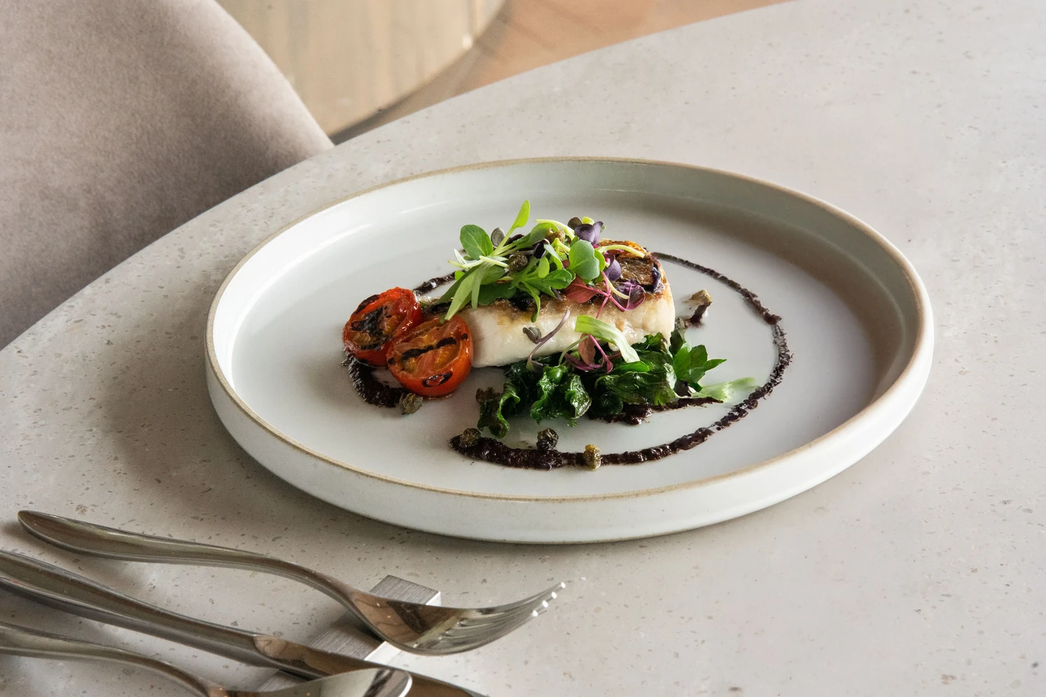Grilled Tomato Gourmet Dish